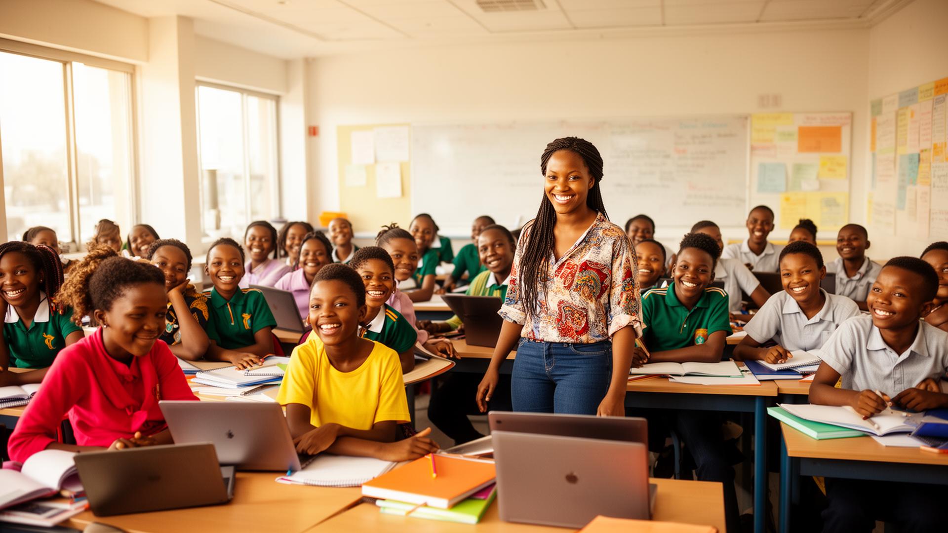 A learnership cohort in a bright training classroom
